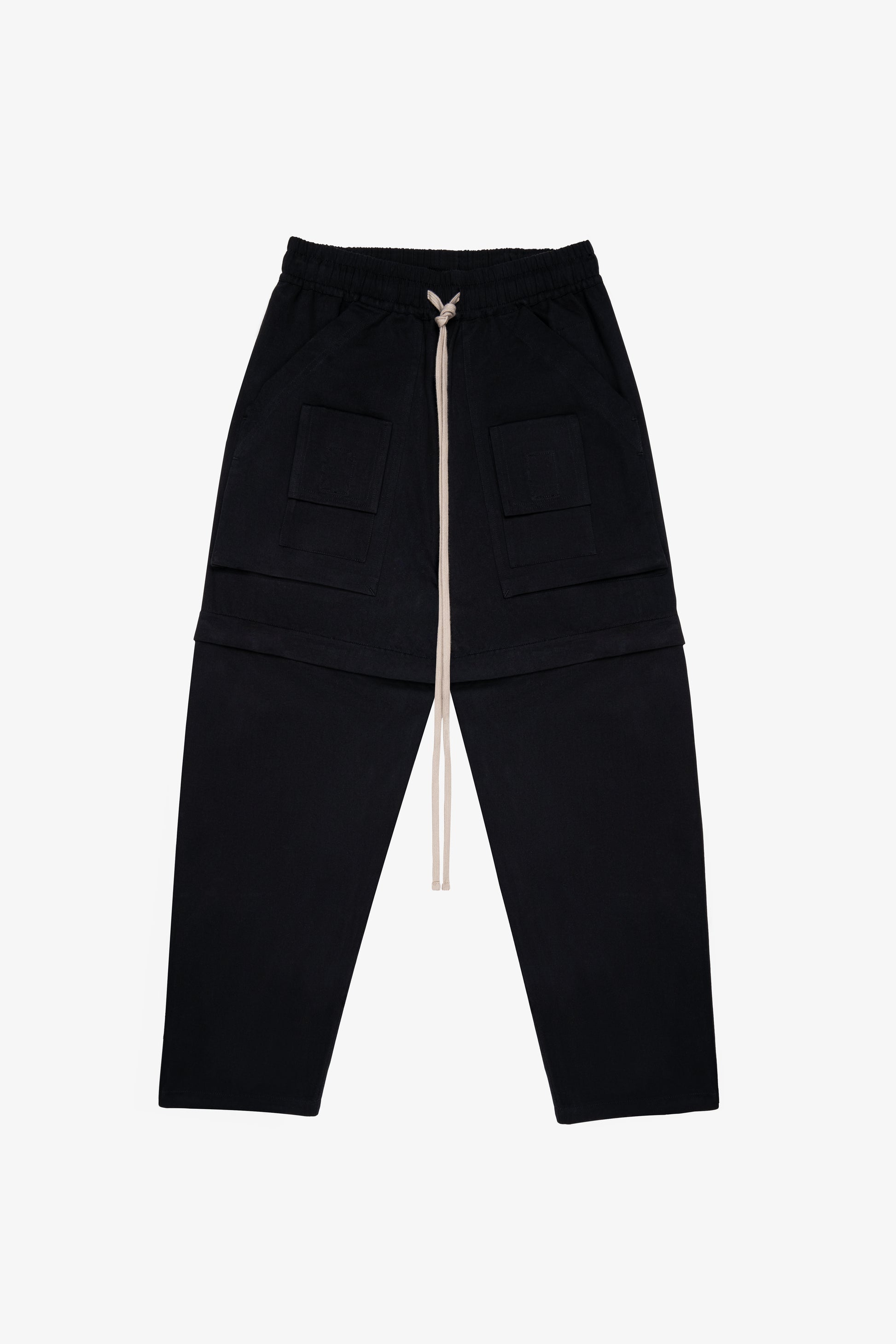 Front of black convertible pants ovnnie