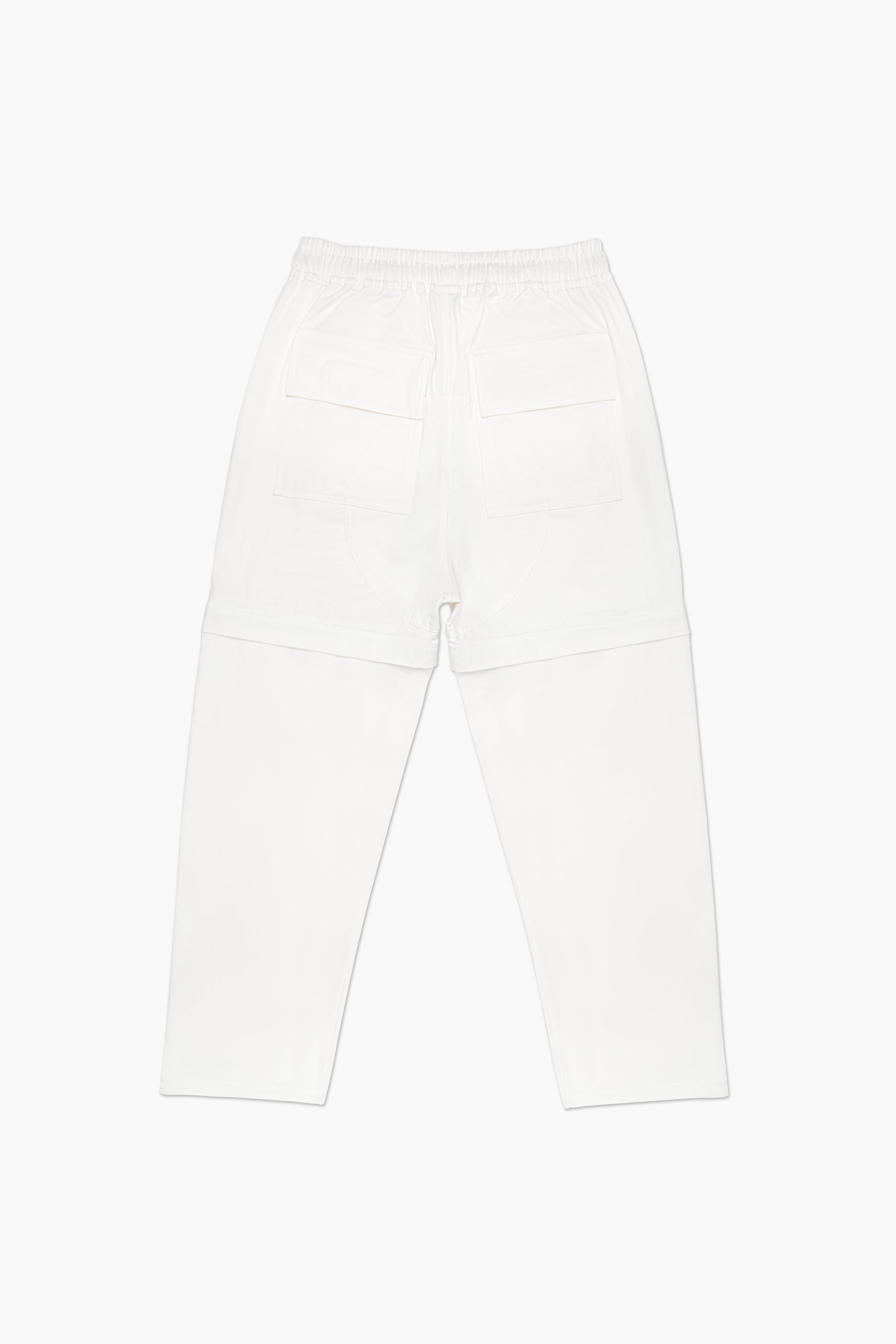 Back of white convertible pants ovnnie