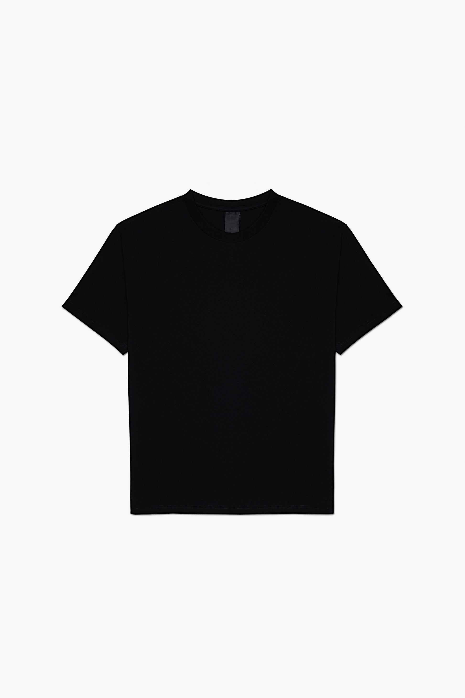 Front of black oversized t-shirt ovnnie